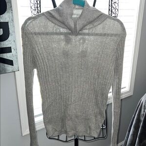 Aeropostale Light Gray Women's Turtleneck Sweater